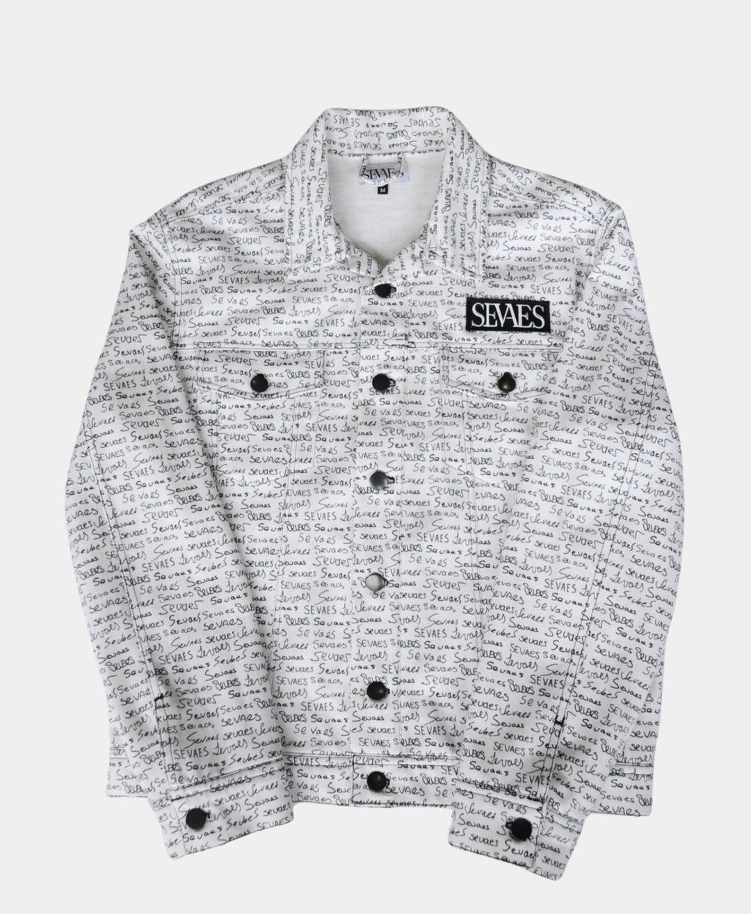 Voorkant Unisex Sevaes Print Jacket