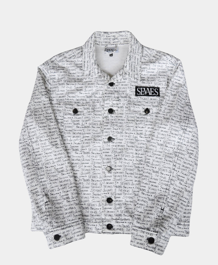 Voorkant Unisex Sevaes Print Jacket