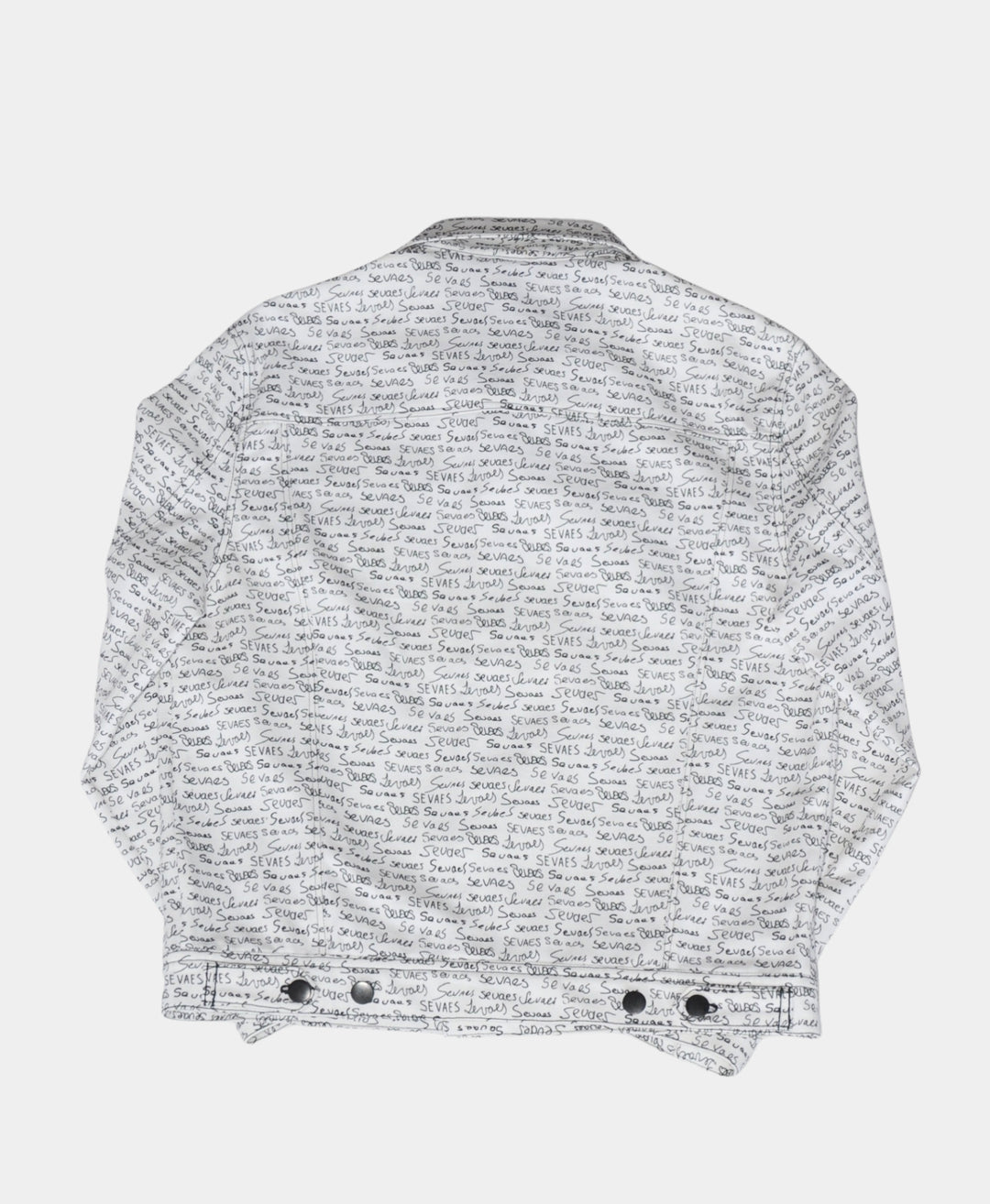 Achterkant Unisex Sevaes Print Jacket