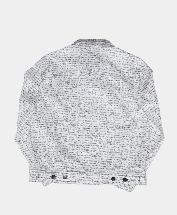 Achterkant Unisex Sevaes Print Jacket
