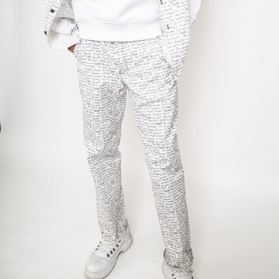 Voorkant Sevaes Print Heren pantalon