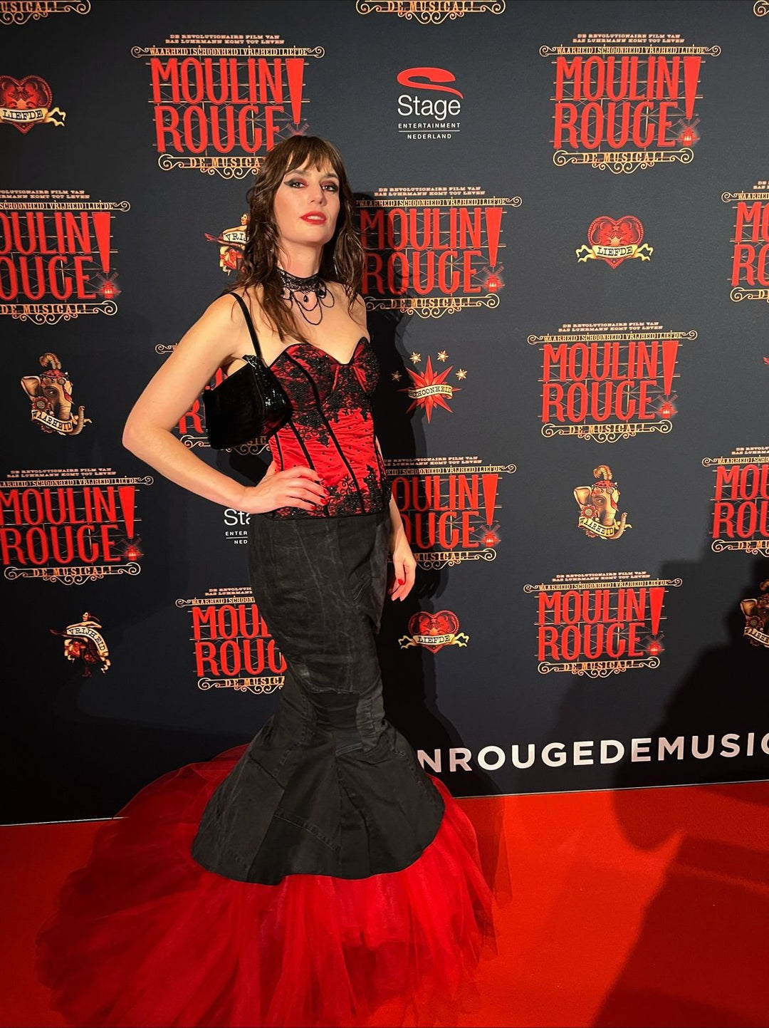 Hoe ik een galajurk & duurzame outfits maakte voor de Premiére van Moulin Rouge de Musical