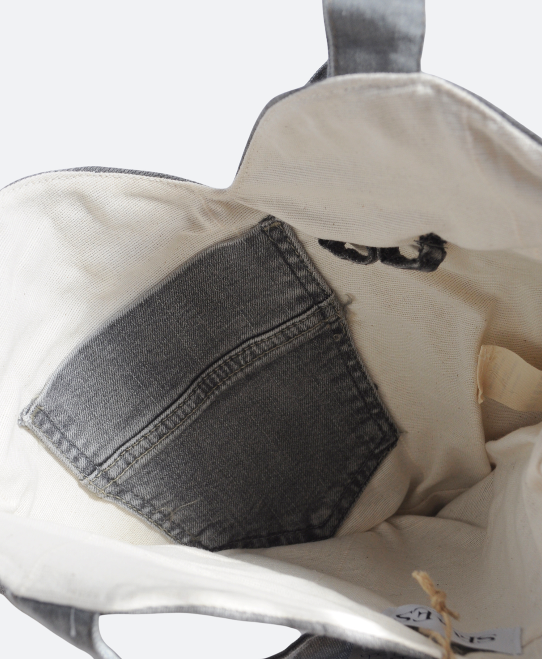 Grijze Heartbag Met Zak