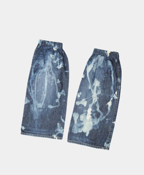 Denim beenwarmers