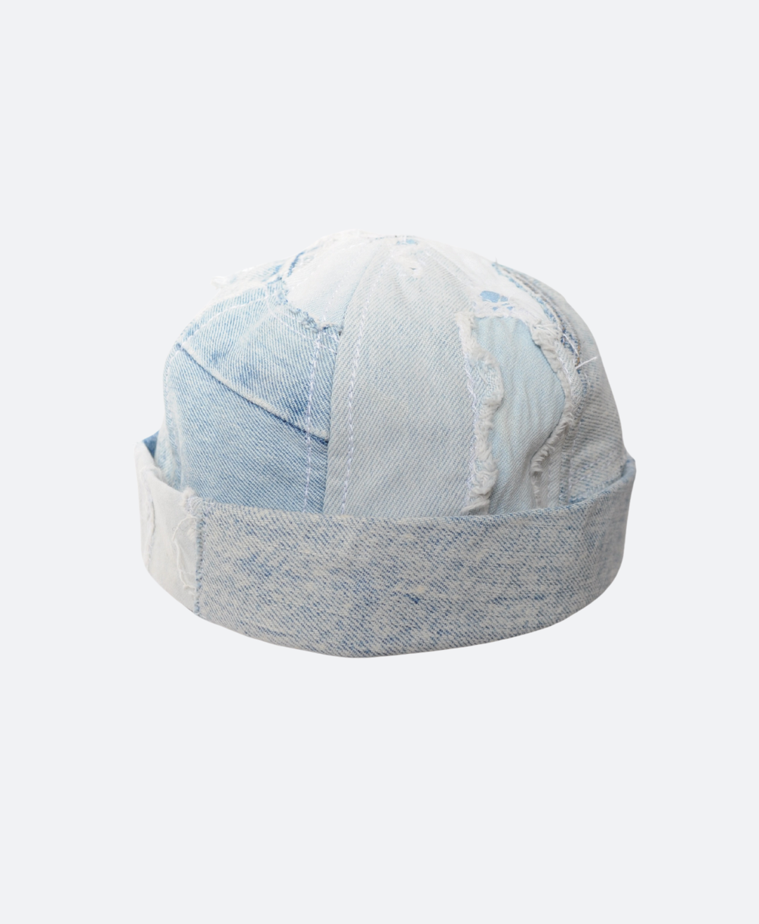 Upcycled Licht blauwe Dockers pet - Light blue dockers cap voorkant