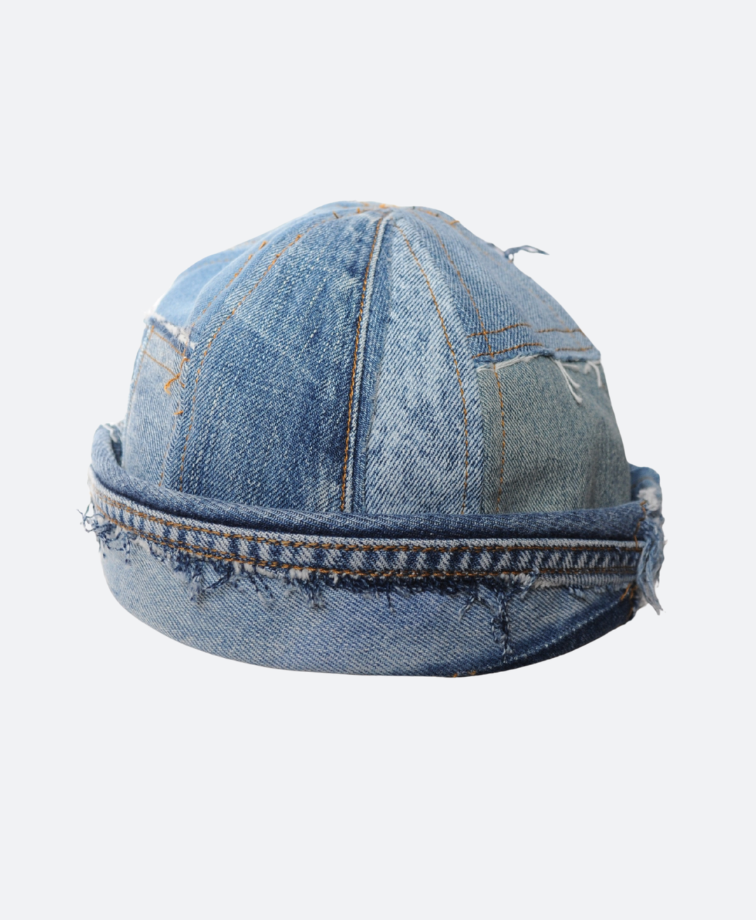 Patchwork Spijkerstof Docker Cap