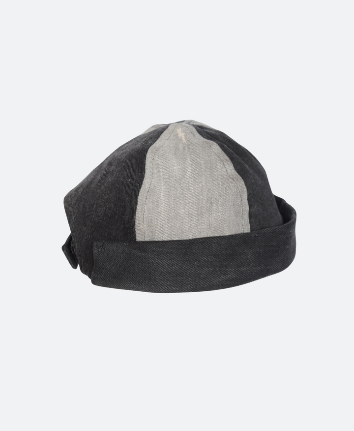 Unisex Color Block Zwart-Grijze Dockers Cap