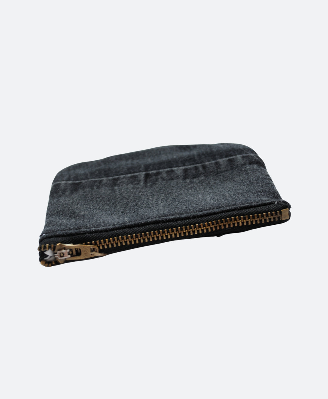 Details - Zwart Denim portemonnee van Gerecyclede jeans - Handgemaakt in Rotterdam - Sevaes