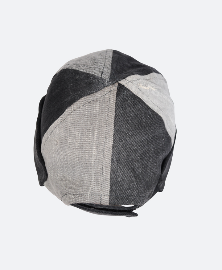 Unisex Color Block Zwart-Grijze Dockers Cap