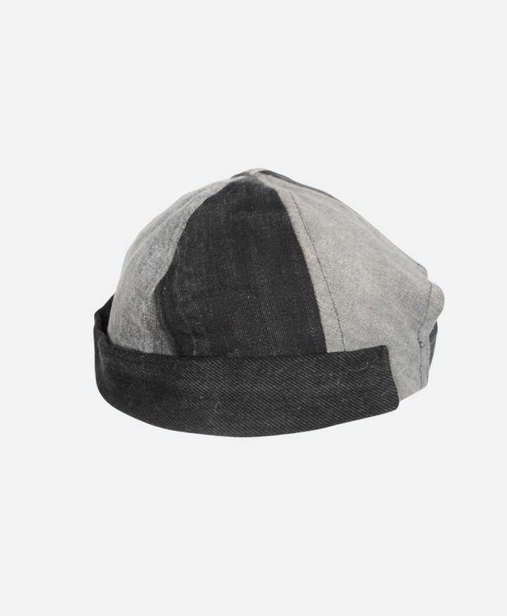 Unisex Color Block Zwart-Grijze Dockers Cap